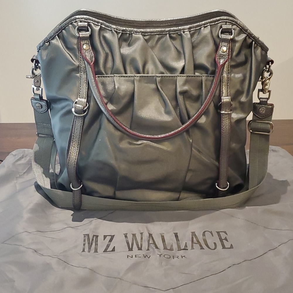MZ Wallace Bianca Tote In Graphite Luster
